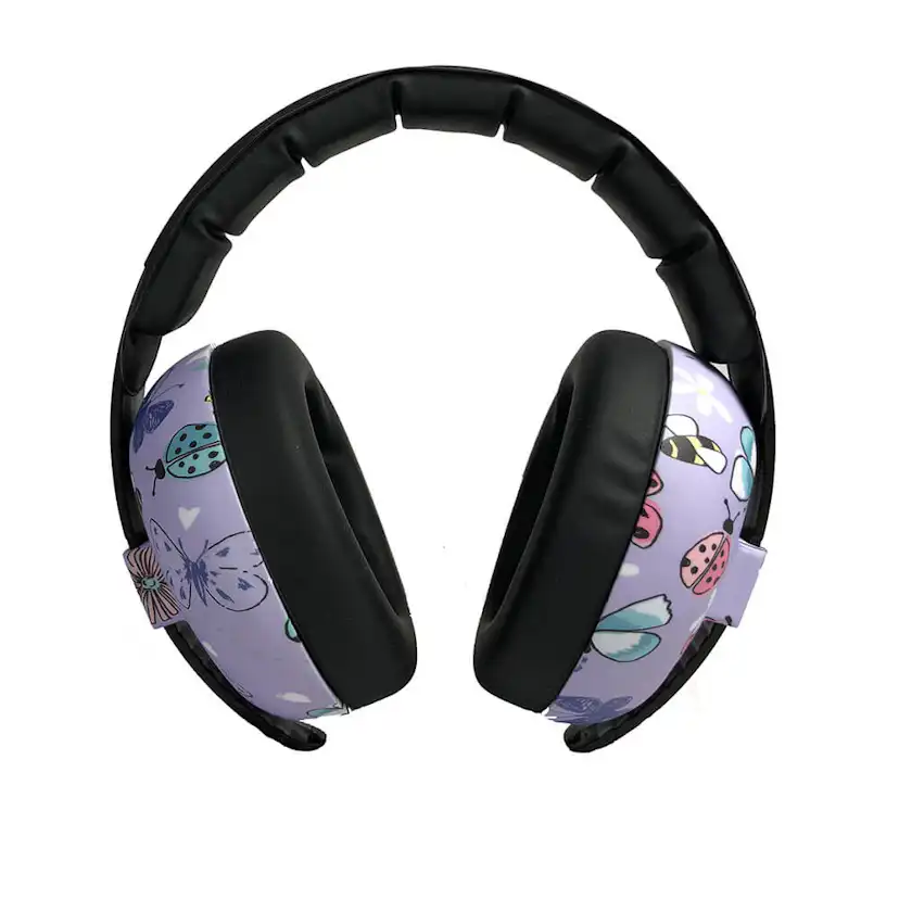 BANZ Hörselskydd Baby Butterfly Lila
