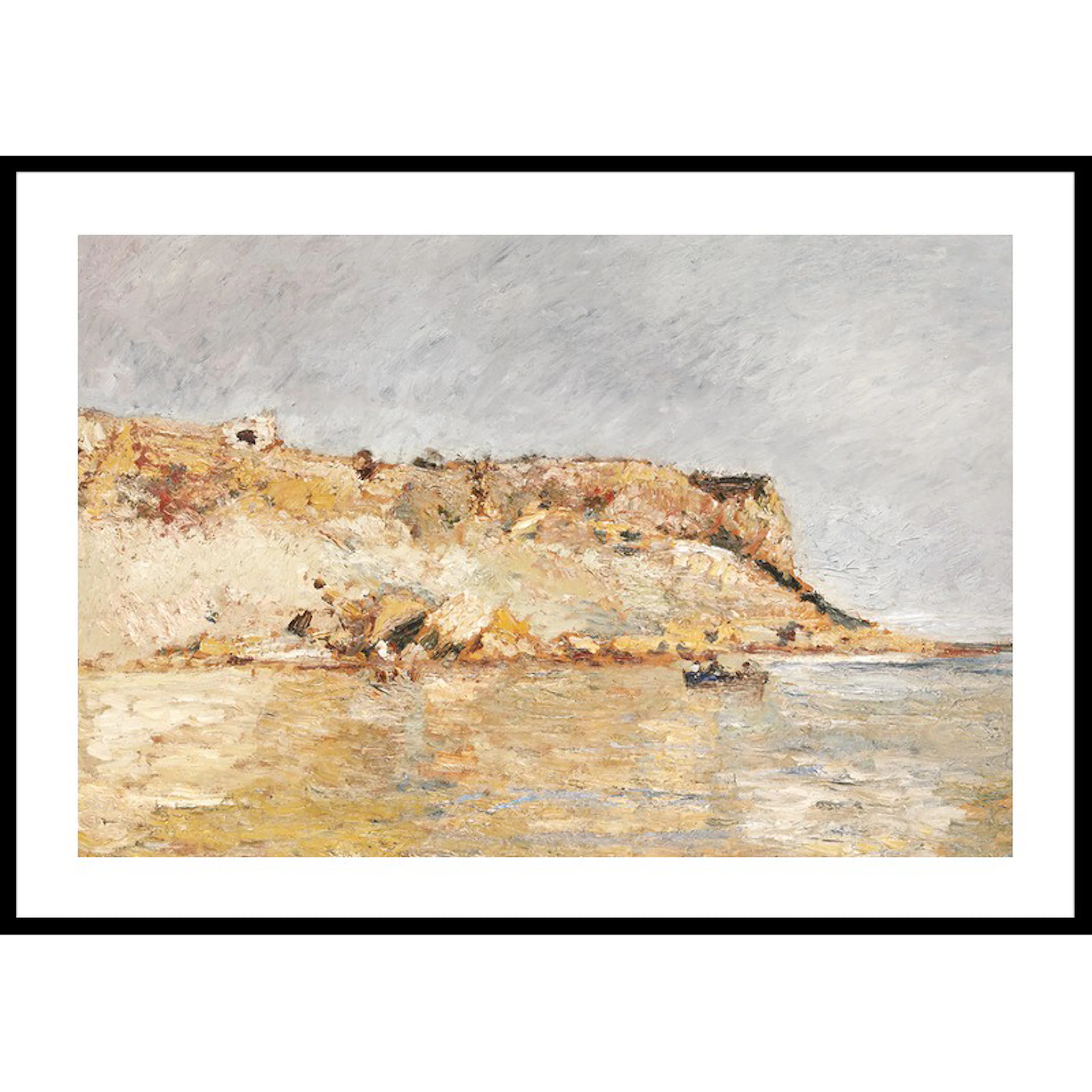 Poster Gallerix Cliff On The Water By Adolphe Monticelli