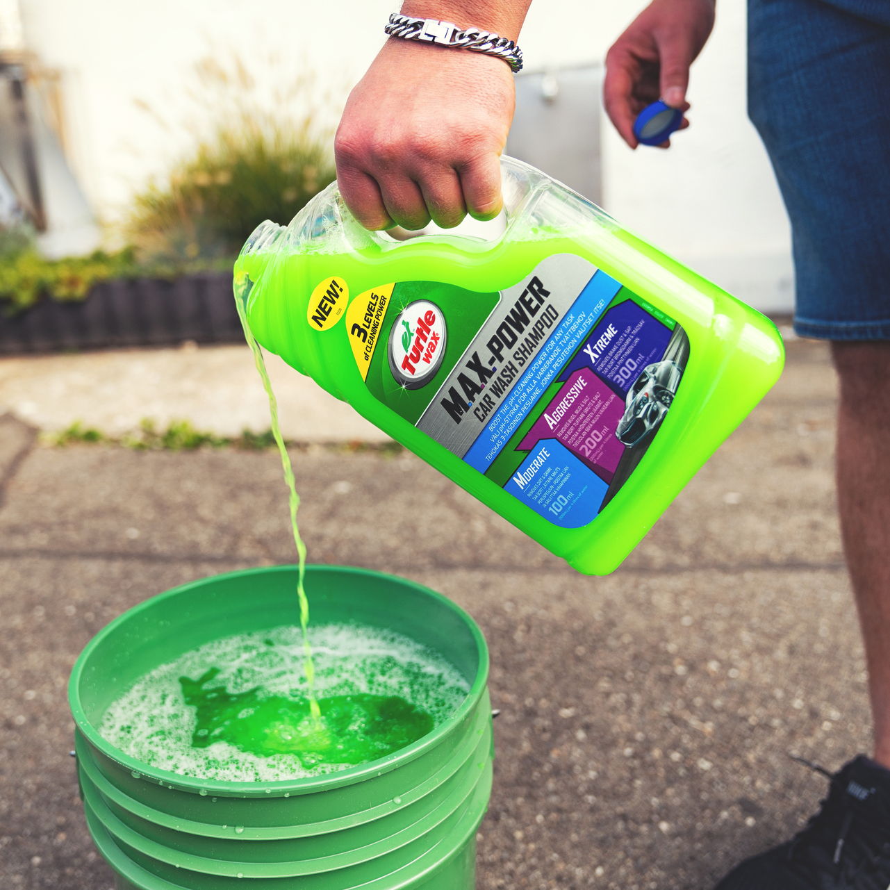 Bilshampoo Turtle Wax Max-Power 1,42 L