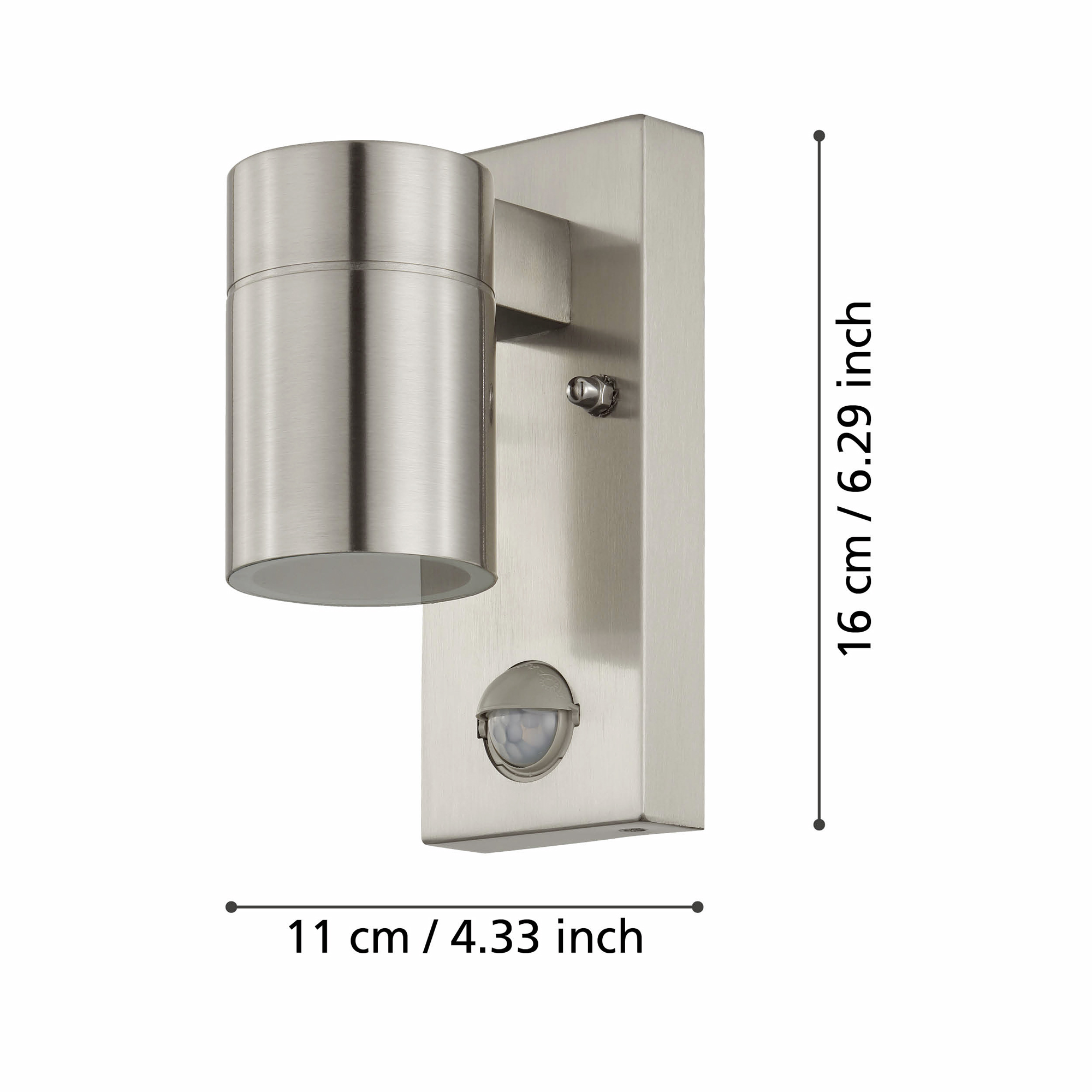 Vägglampa Utebelysning Eglo Riga 5 med Sensor