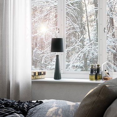 Lofty Slim h54cm svart/svart skärm Svart