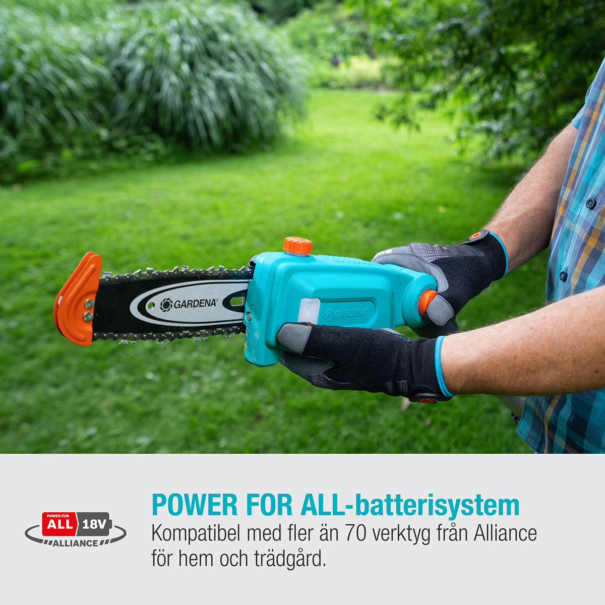 Teleskopisk Stångsåg Gardena TCS 20/18V P4A utan Batteri
