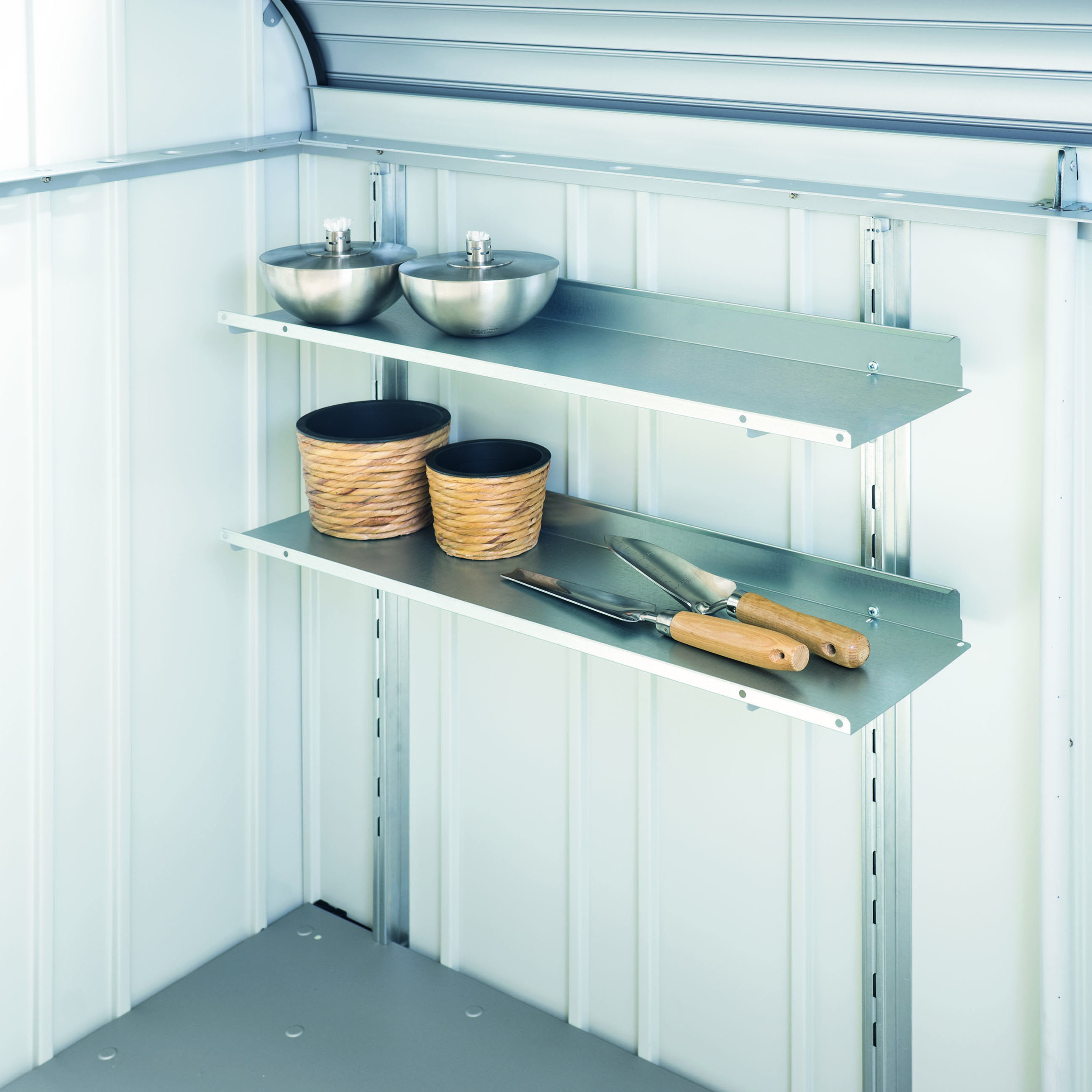 Hyllset Biohort för StoreMax 190 med Skenor