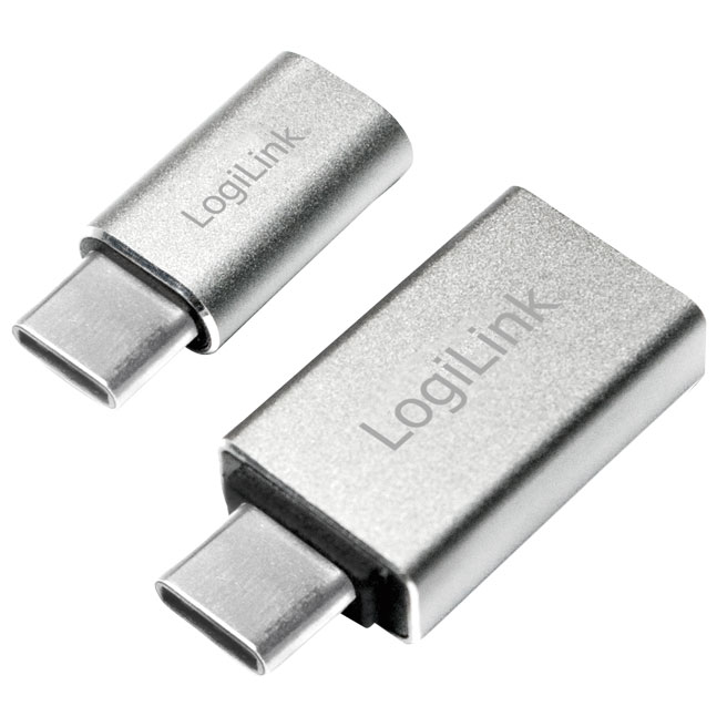USB-C till USB + USB-C MicroUSB LogiLink