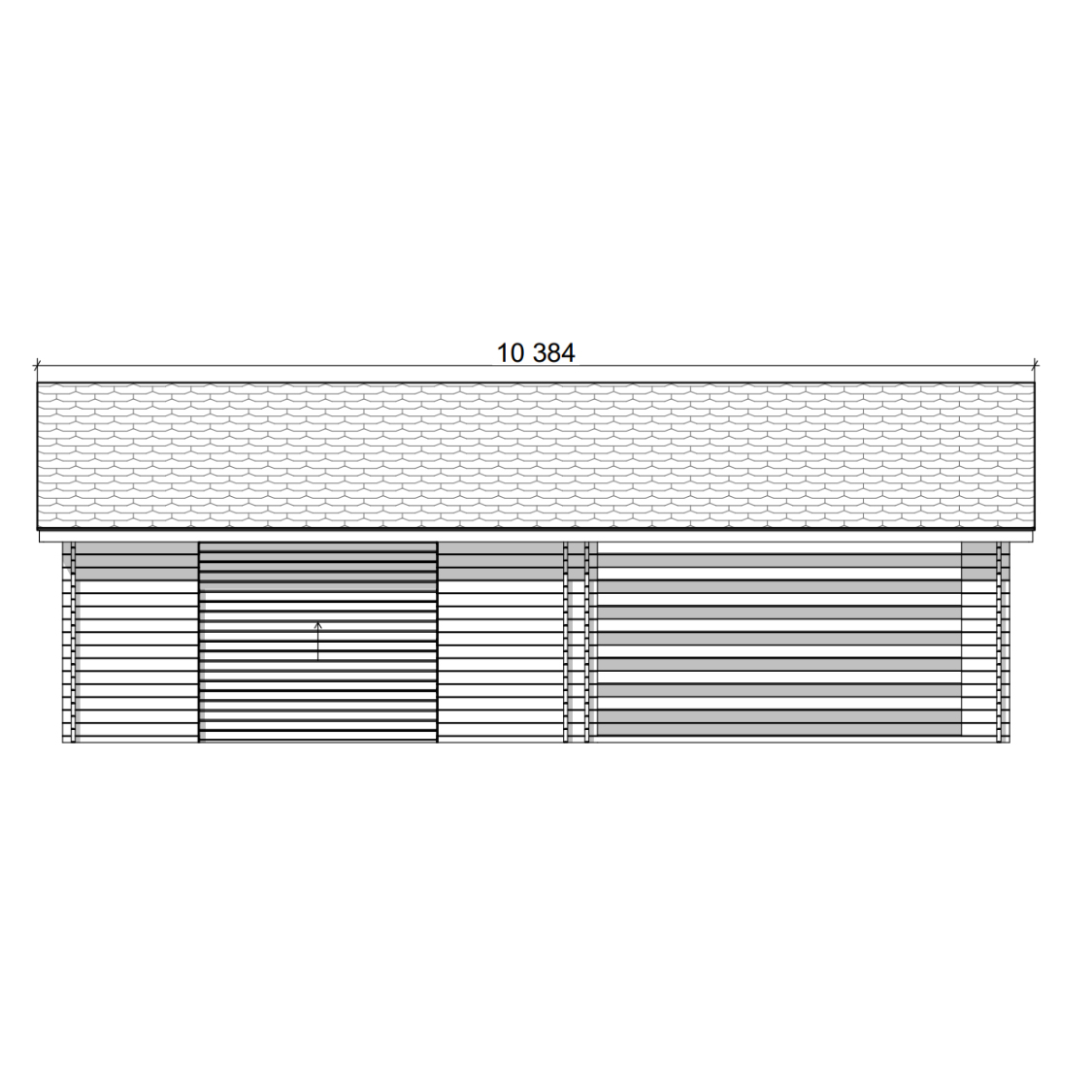 Garage & Carport LP Garden AT30KL (53,9 m²)