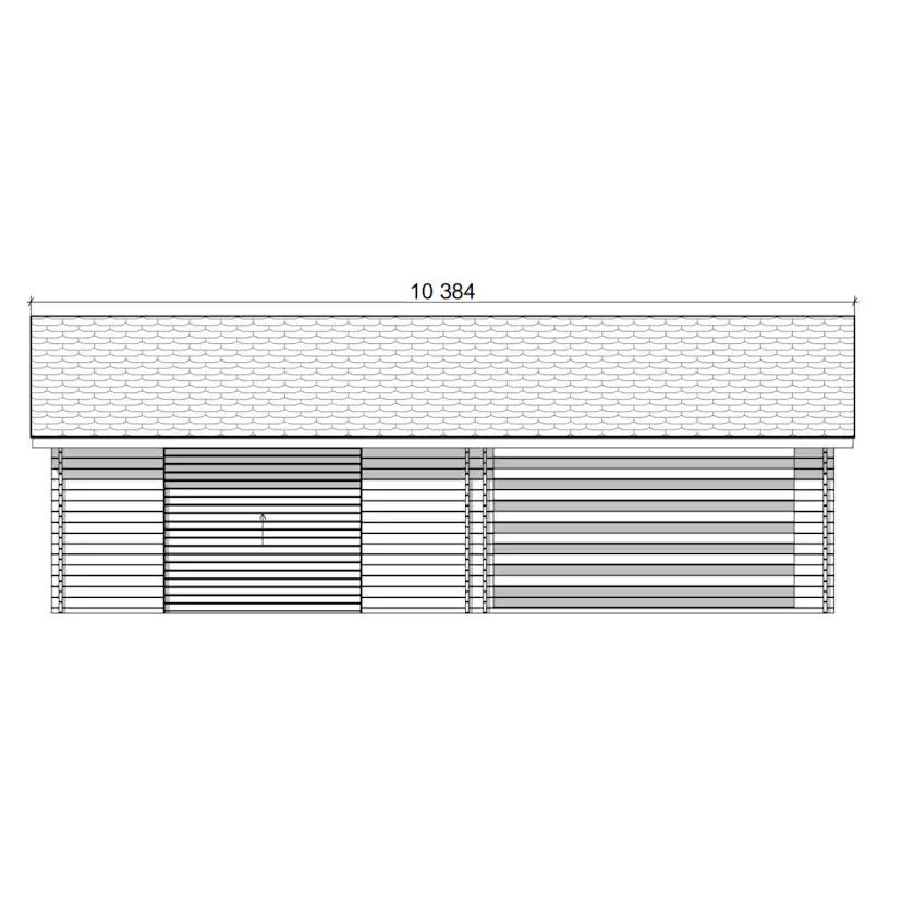 Garage & Carport LP Garden AT30KL (53,9 m²)