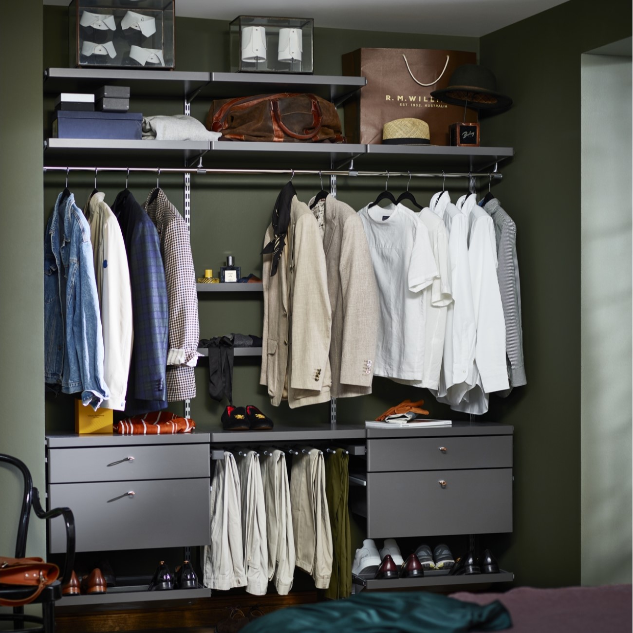 Accessoarbricka Elfa Décor 4 Fack