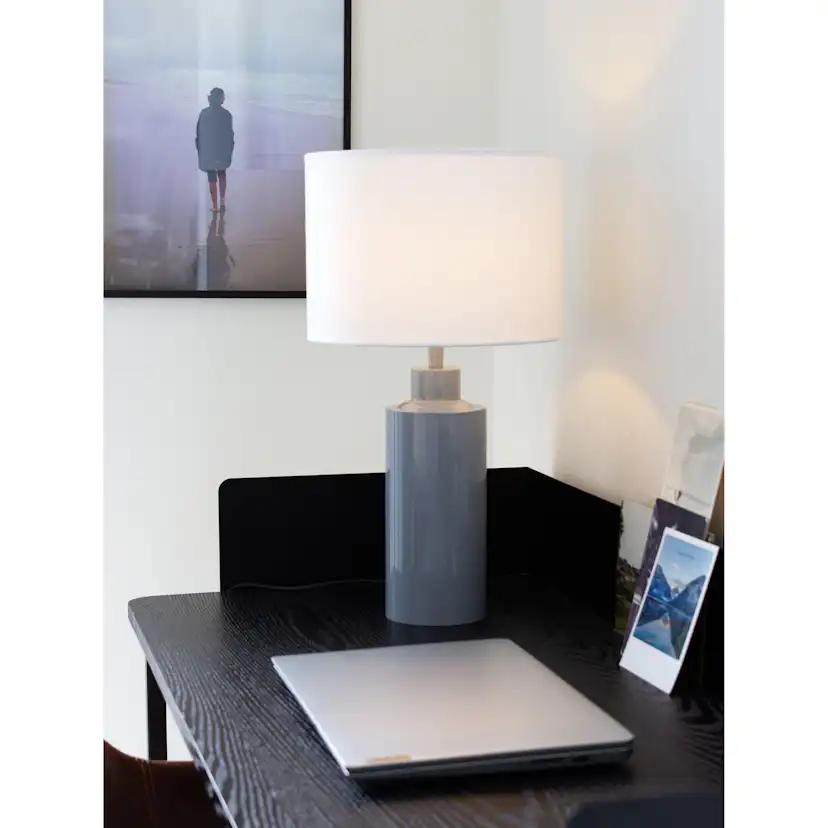 Bordsslampa PR Home Solo med Lampskärm i Tyg 55 cm