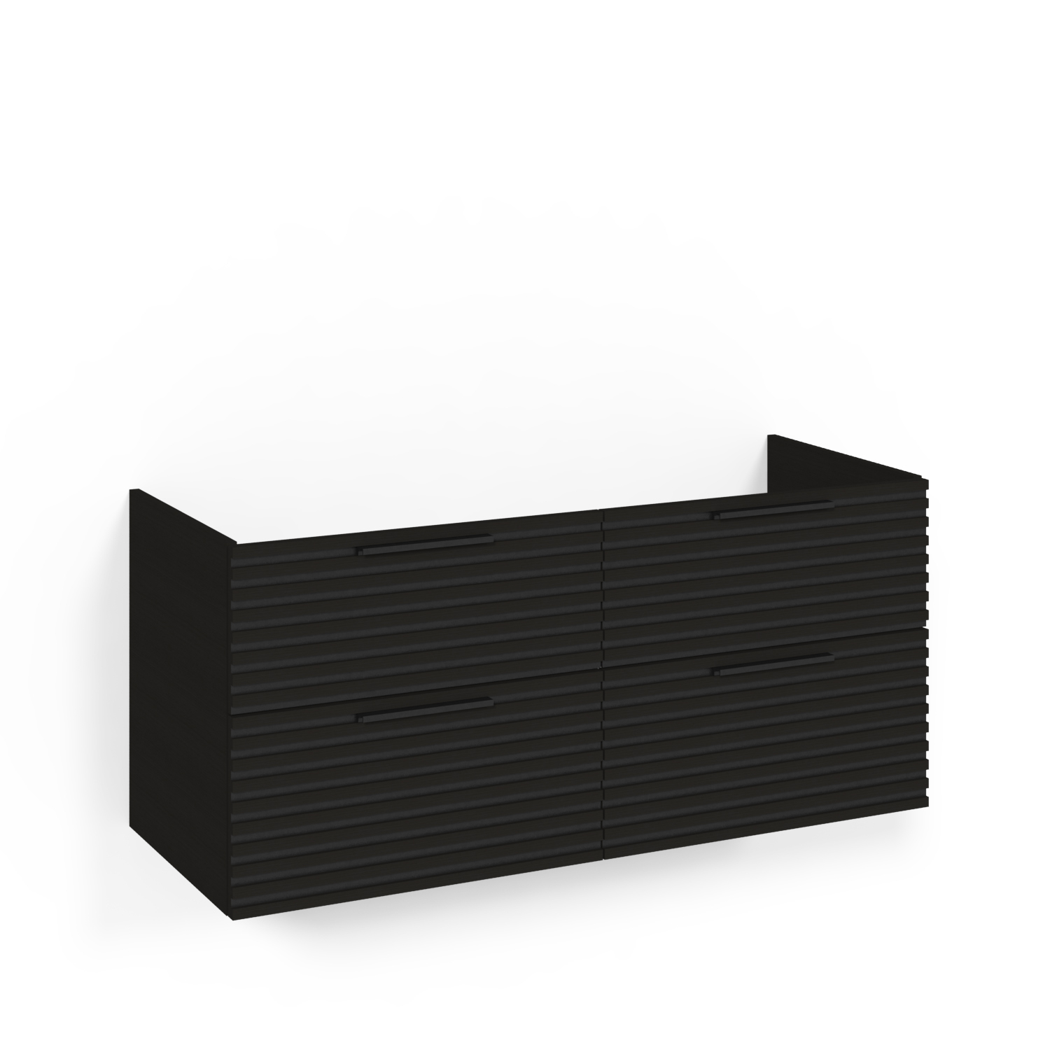 Tvättställsskåp Macro Design Crown Stripe Med Glastvättställ