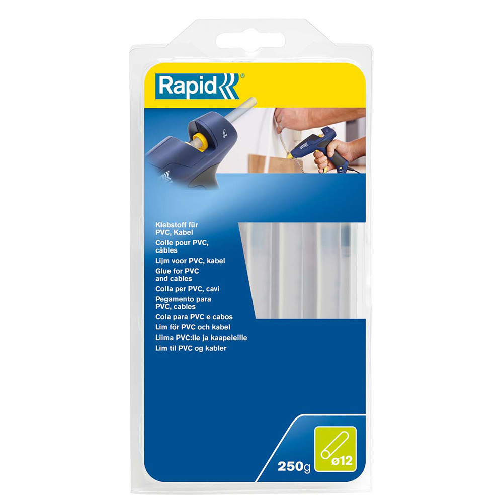 Limstavar Rapid 12 x 190 mm Pvc/kabel 250 g