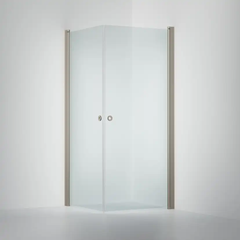Duschvägg Linc Angel 800x800 mm, Klarglas Timeless, Stone