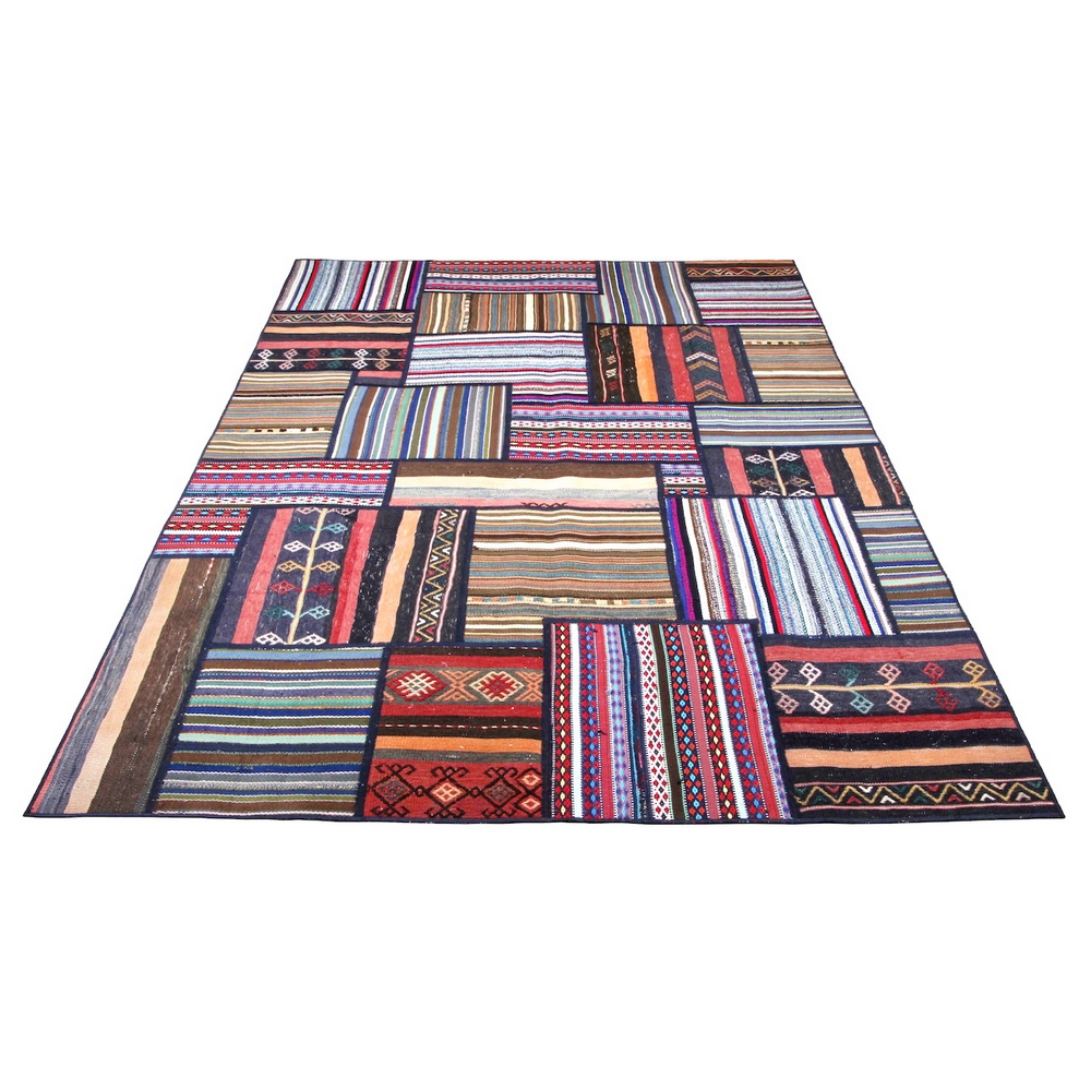 Persisk Patchworkmatta Arkiio Flerfärgad 163x239