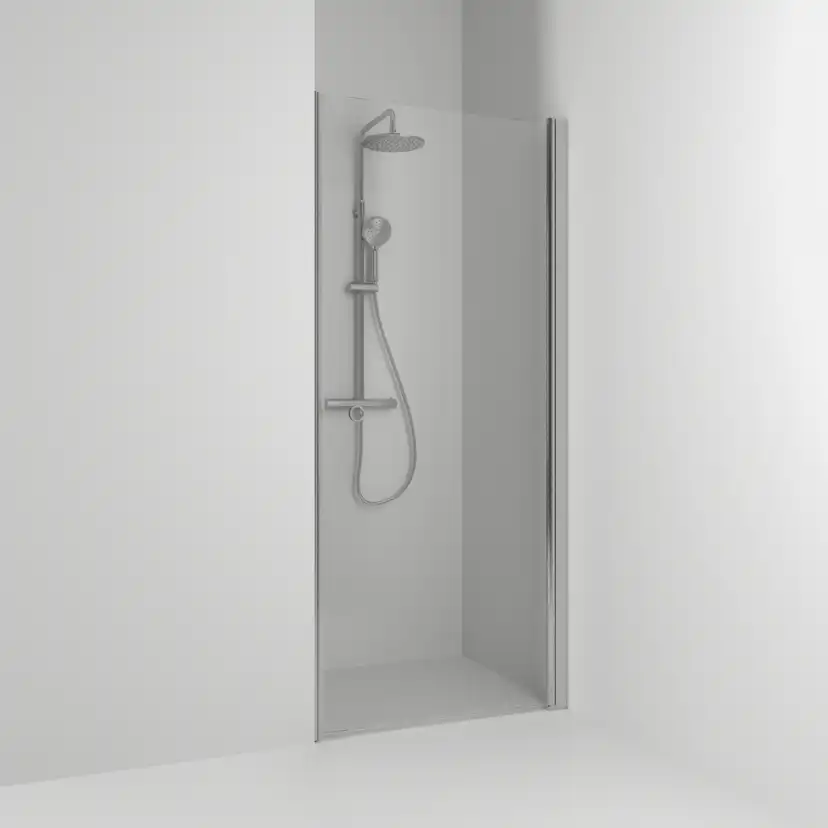 Enisch Rak Skoga HG Ma/Kl 90 Profil: Alu matt, Klarglas, 863x1980 mm