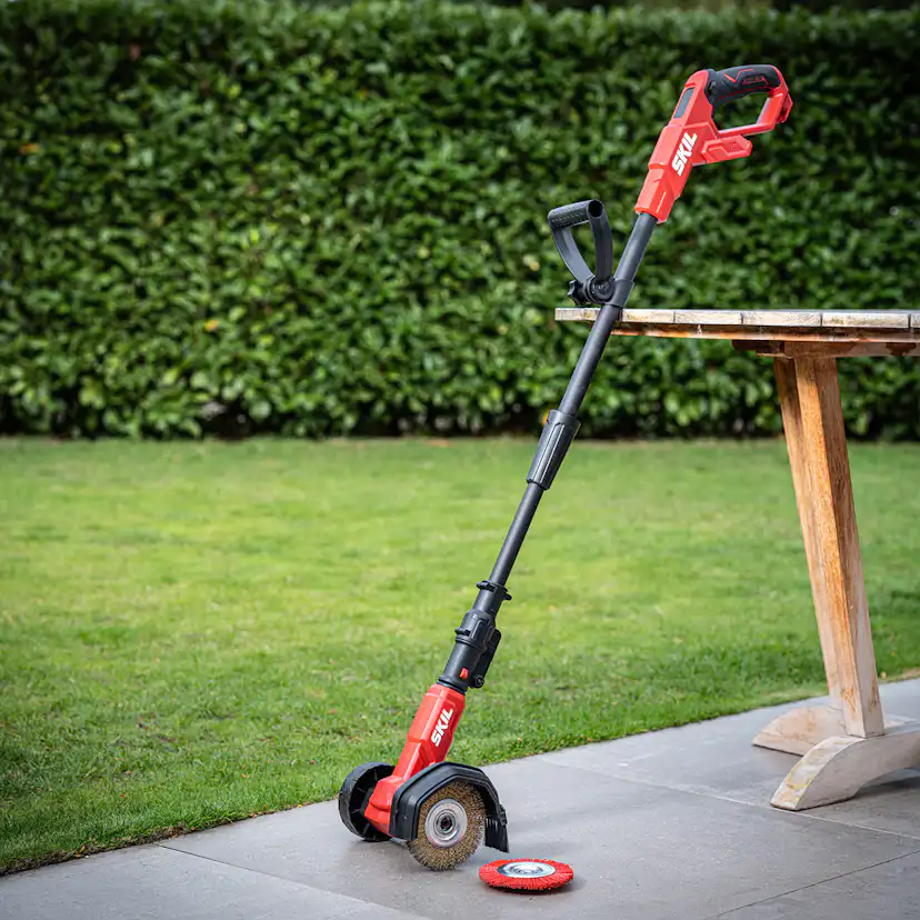 Ogräsborste SKIL 0661 AA Kolborstfri Batteridriven