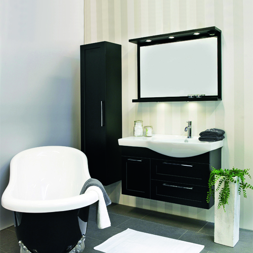 Möbelpaket Noro Polo Svart Ramlucka