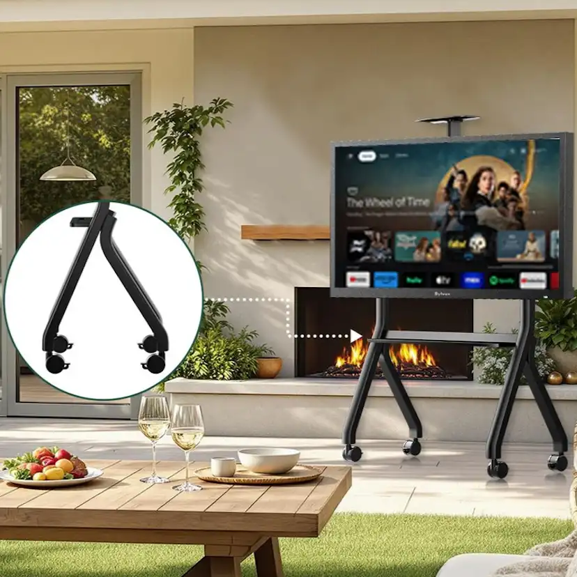 Rullstativ Sylvox Y-format för Utomhus-TV 43–55tum