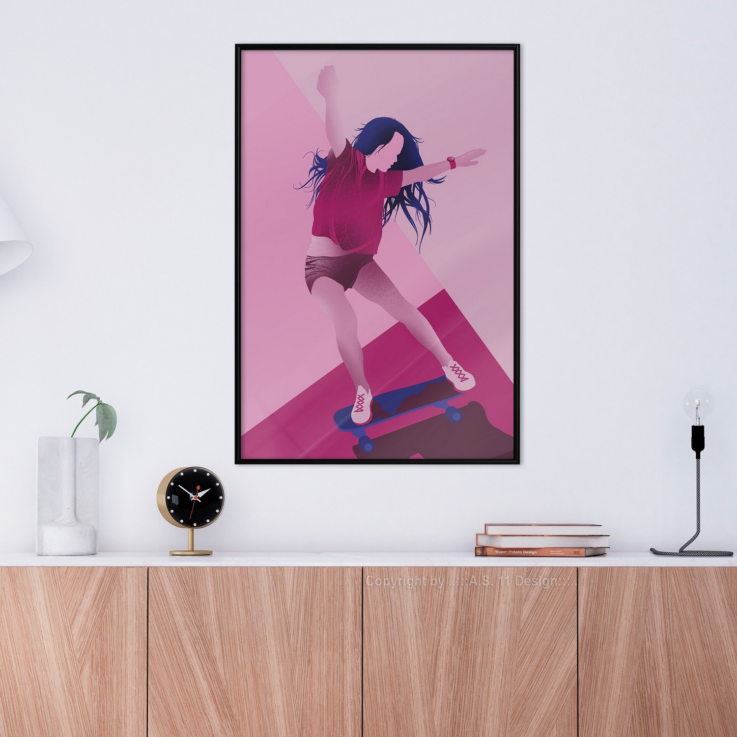 Poster Artgeist Affisch Powerslide