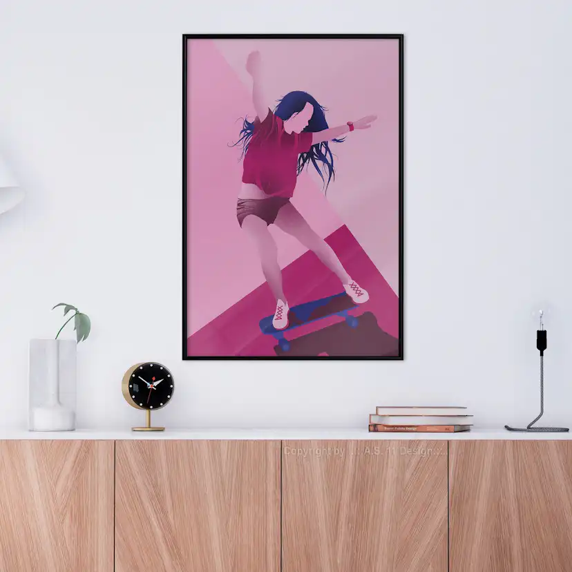 Poster Artgeist Affisch Powerslide