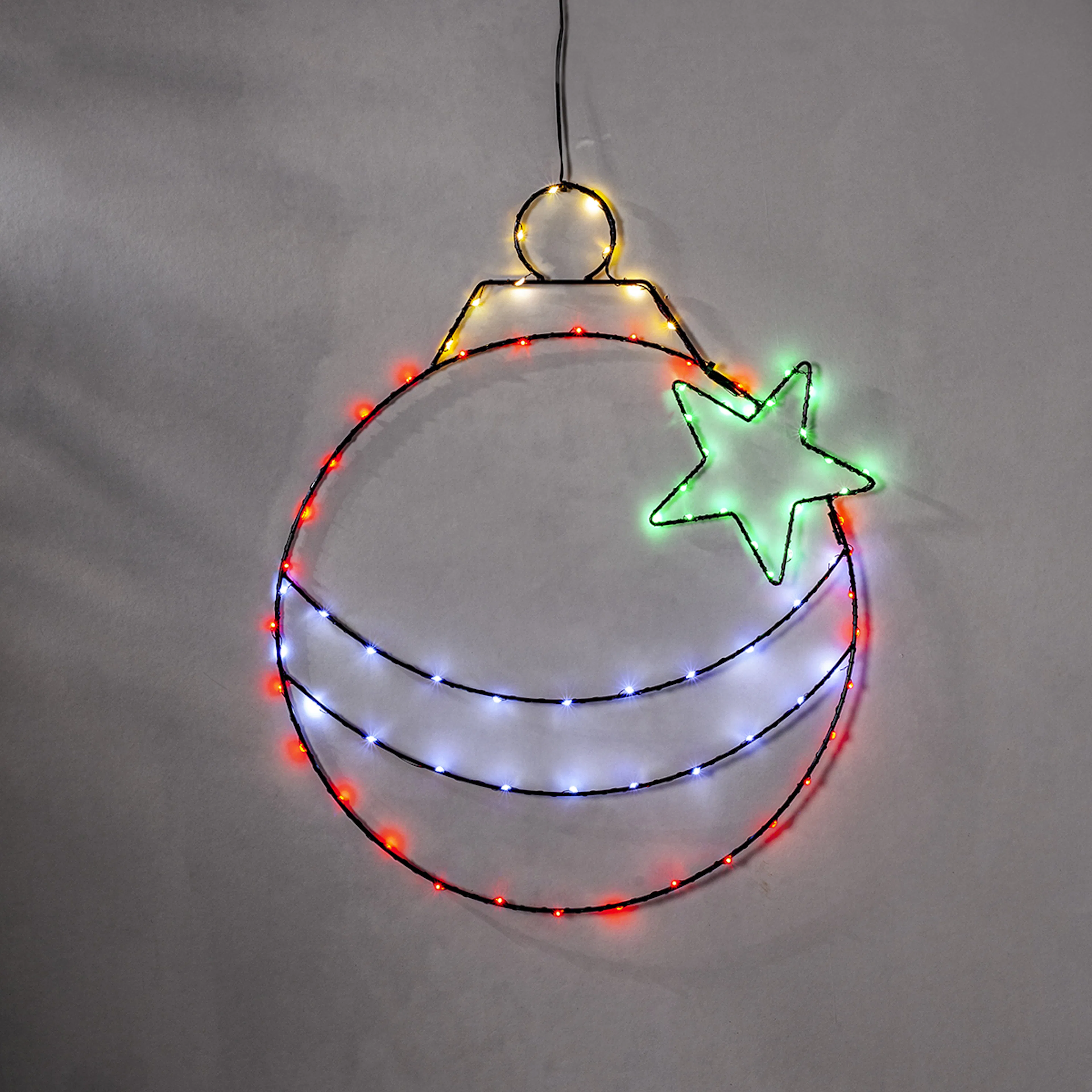 Hängande Dekoration Star Trading Siluett X-Mas Bulb LED