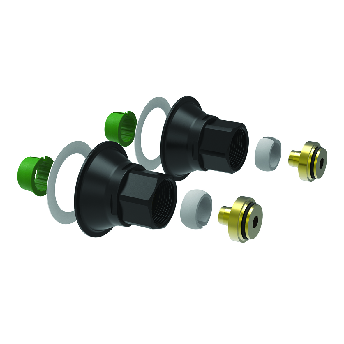 Blandarfäste Vatette Väggenomföringssystem V6 160 cc