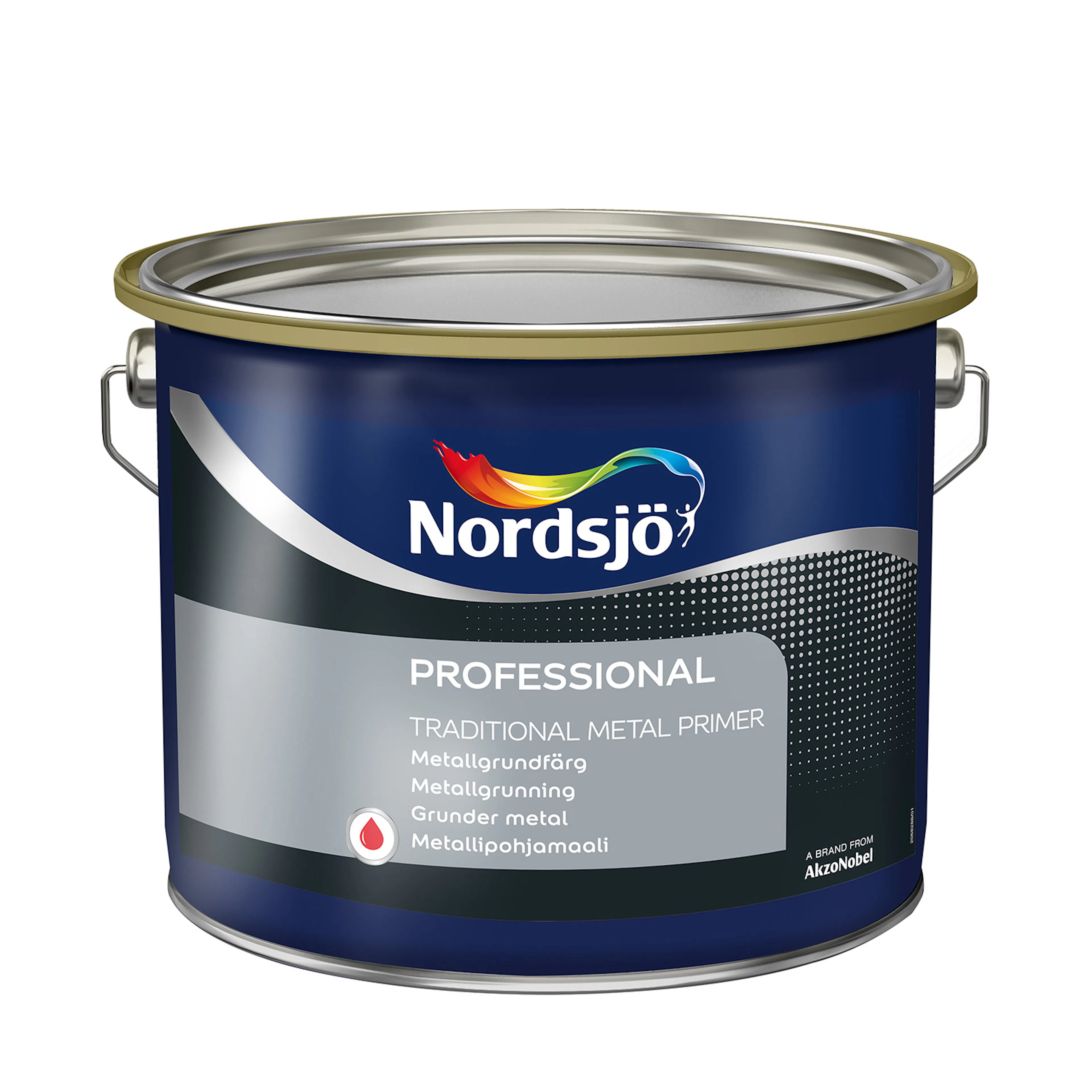 Rostskyddsgrundfärg Nordsjö Professional Traditional Metal Primer Röd