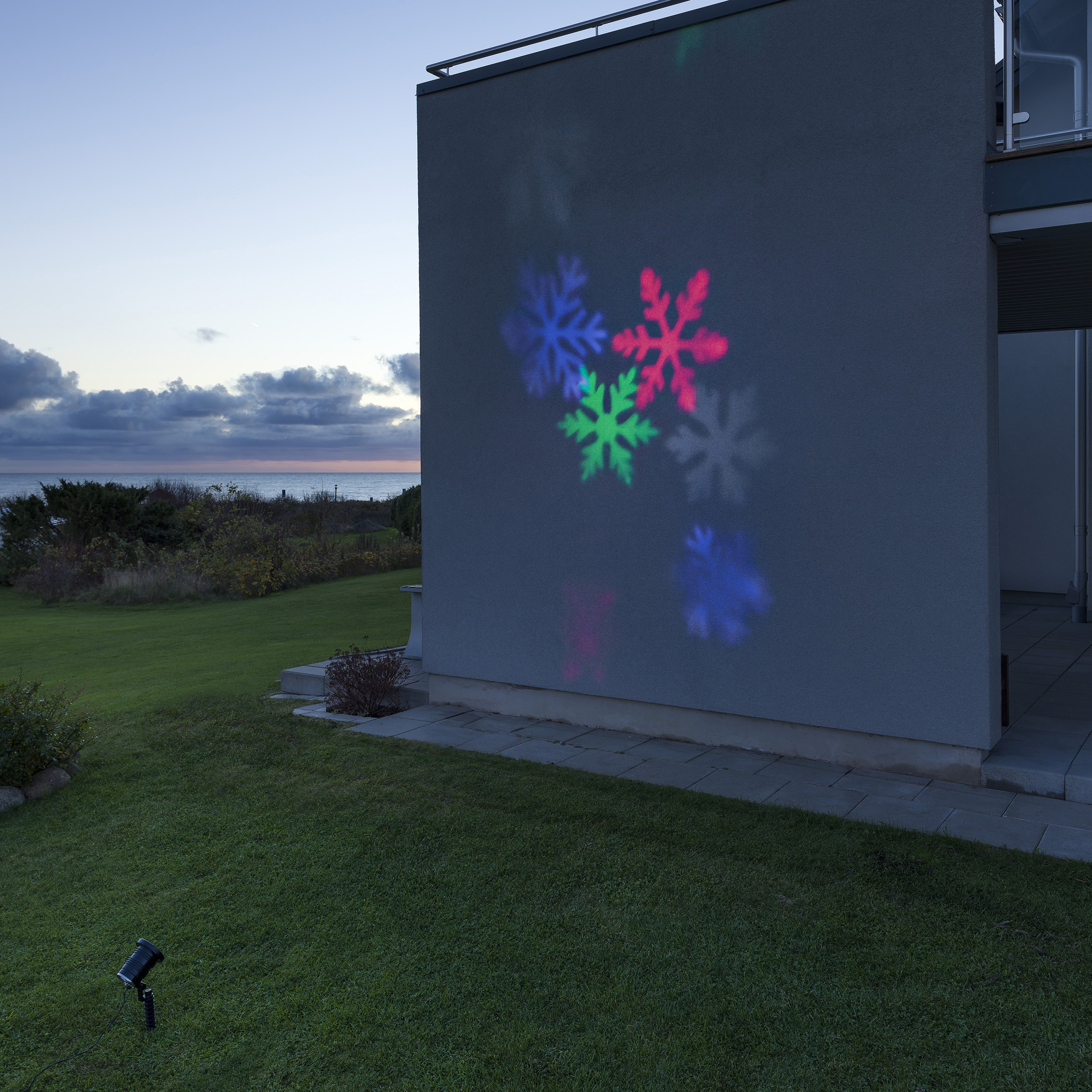 LED-lampa Gnosjö Konstsmide Snöflinga LED