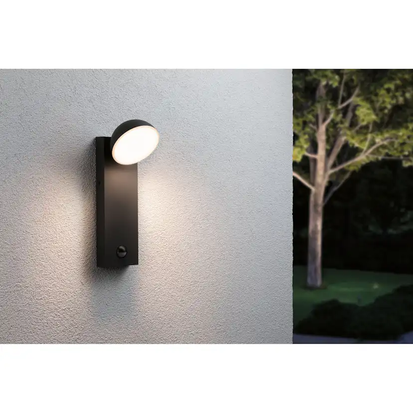 Fasadbelysning LED Paulmann Puka Seawater Resistant IP44 230V Design: med Skymningsstyrd Rörelsedetektor