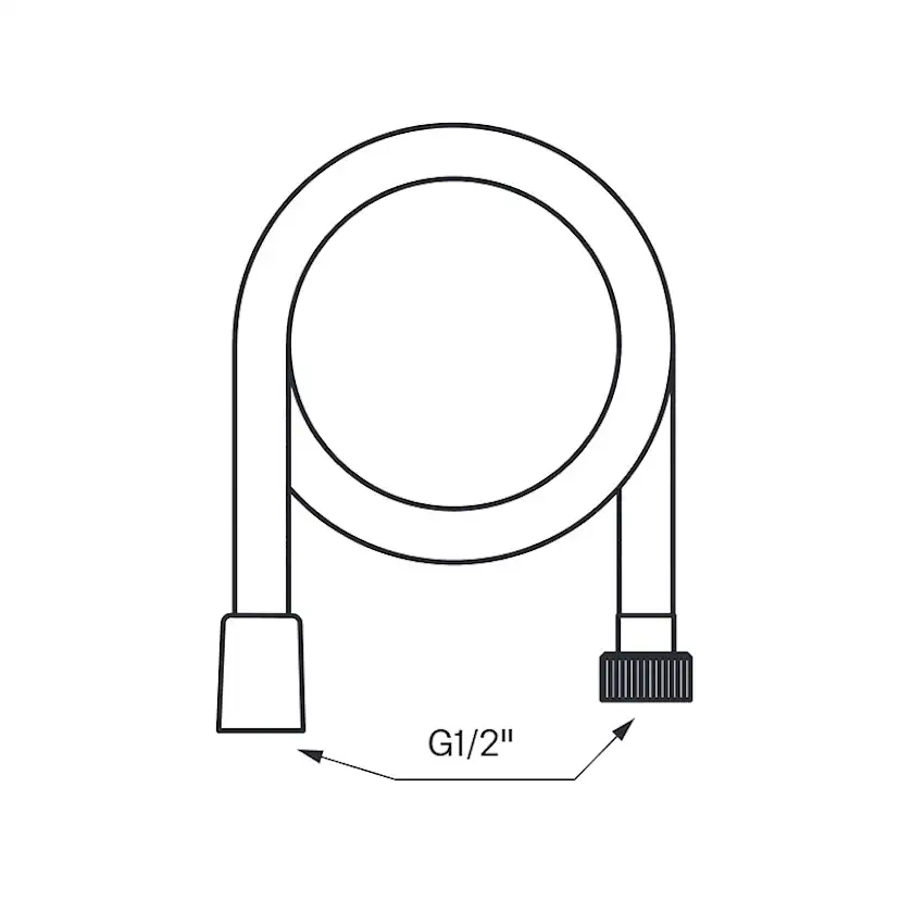 Duschslang Tapwell ZFLO 001