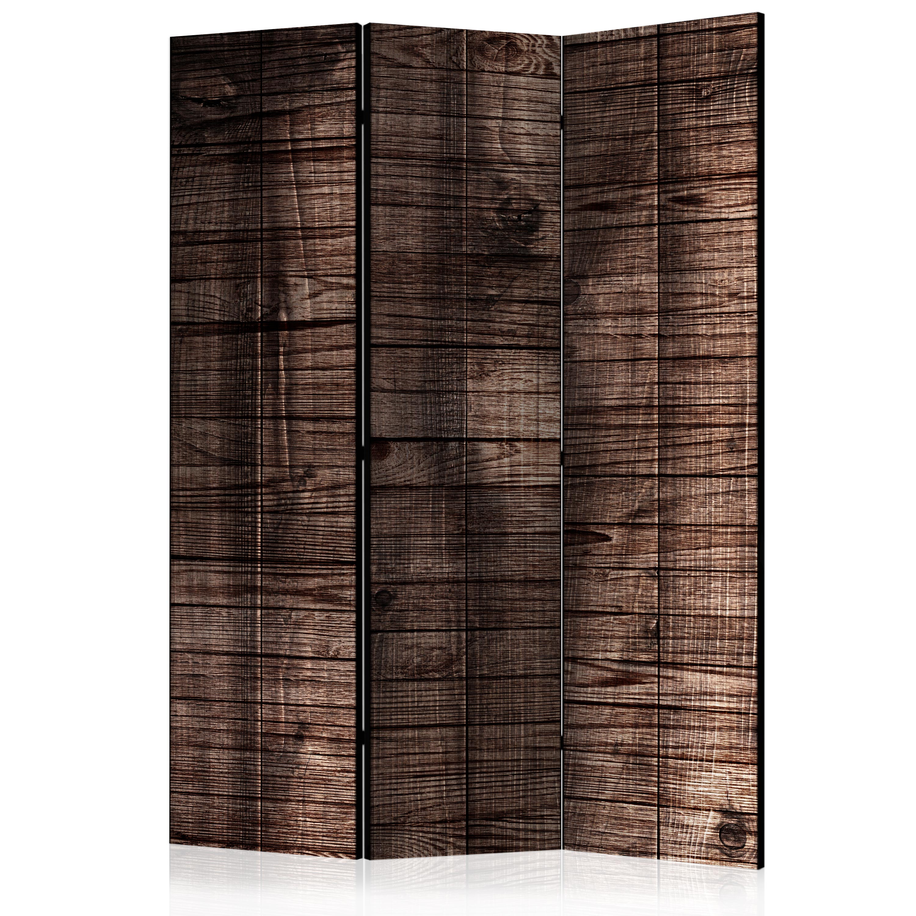 Rumsavdelare Skärmvägg Arkiio Dark Brown Boards 135x172 cm
