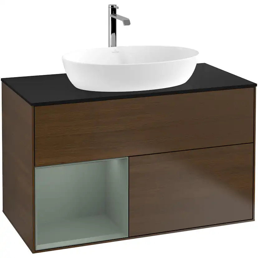 Tvättställsskåp Villeroy & Boch Finion med 2 Lådor Hylla och Bänkskiva för Fristående Tvättställ från Artis & Collaro
