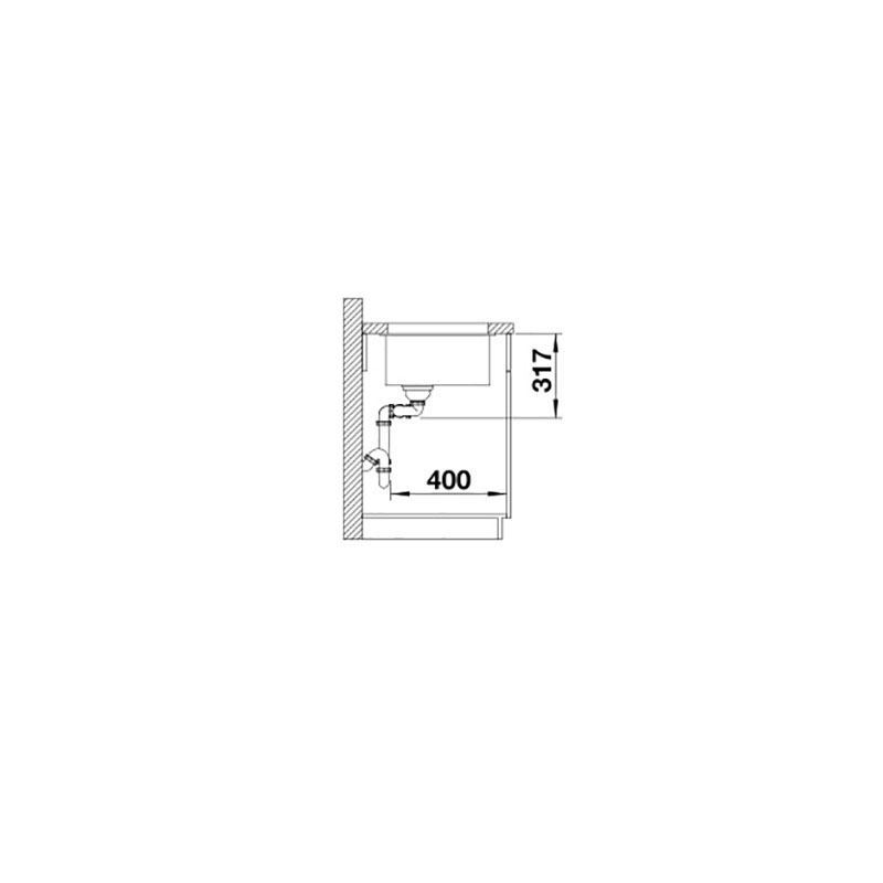 Diskho Blanco Subline 430/270 Silgranit Infino