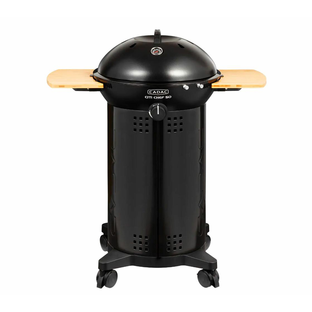 Gasolgrill Cadac Citi Chef 50 med Droppbricka & 2st Sidobord