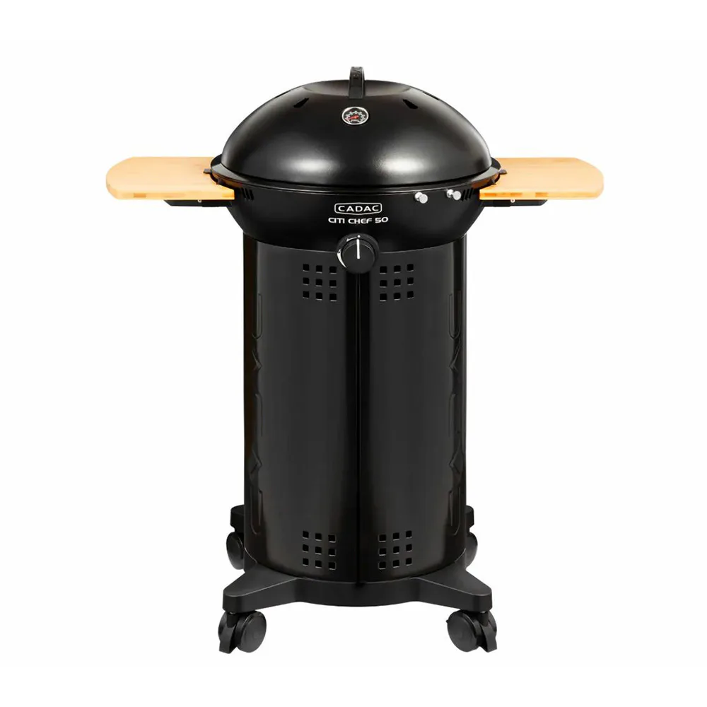 Gasolgrill Cadac Citi Chef 50 med Droppbricka & 2st Sidobord