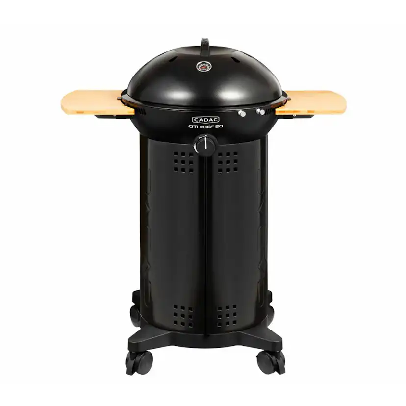 Gasolgrill Cadac Citi Chef 50 med Droppbricka & 2st Sidobord