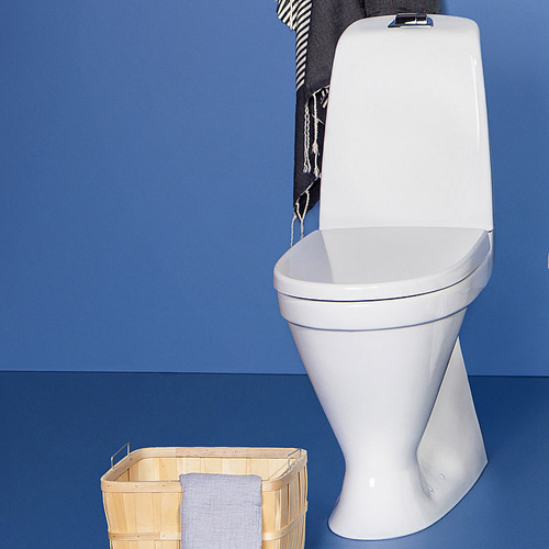 Toalettstol Gustavsberg Nautic 1546 Hygienic Flush Hög Modell