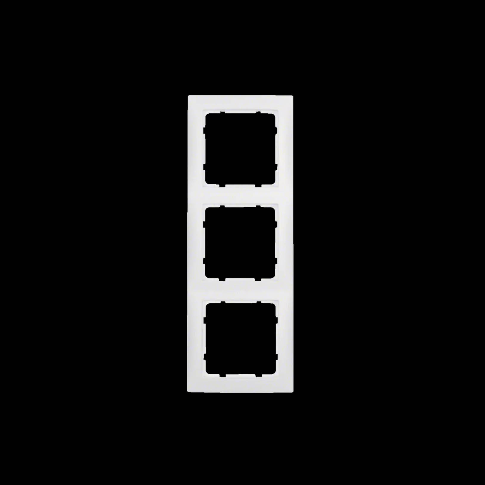 Kombinationsram Hager 3-fack i Plast S.1