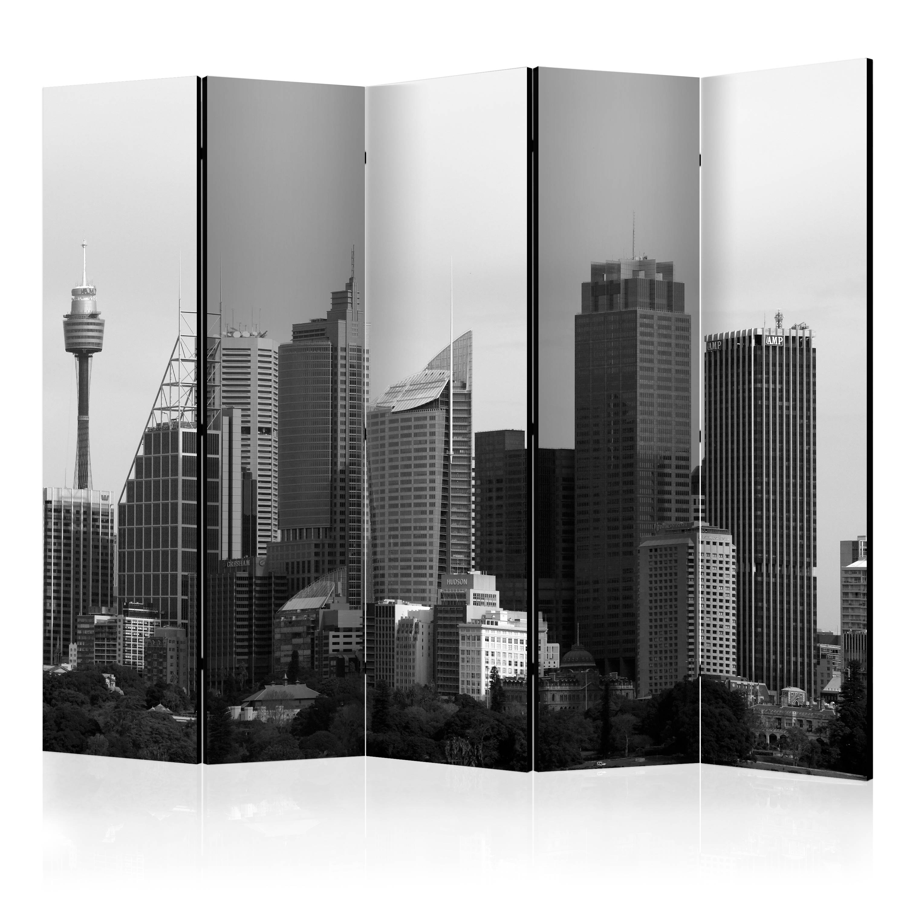 Rumsavdelare Skärmvägg Arkiio Skyscrapers in Sydney II 225x172 cm