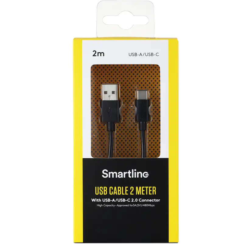 Laddningskabel Smartline USB-C/A