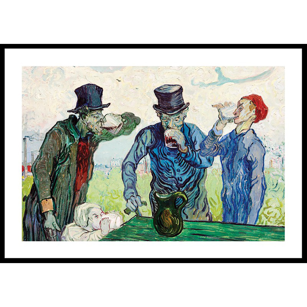 Poster Gallerix The Drinkers By Vincent van Gogh