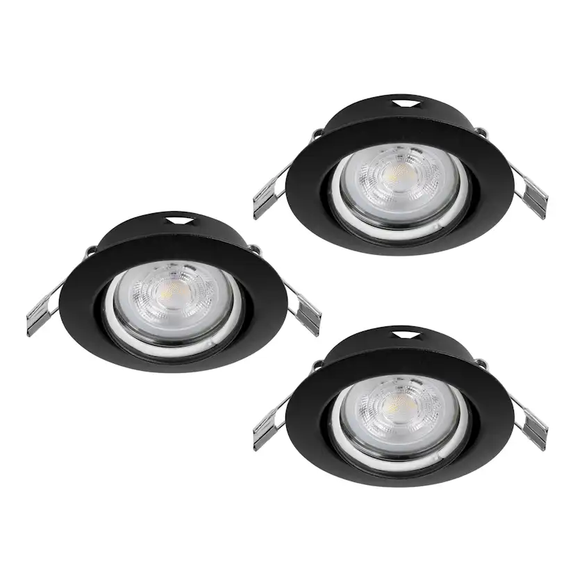 Infälld Lampa Eglo Favazzina 88 mm set med 3