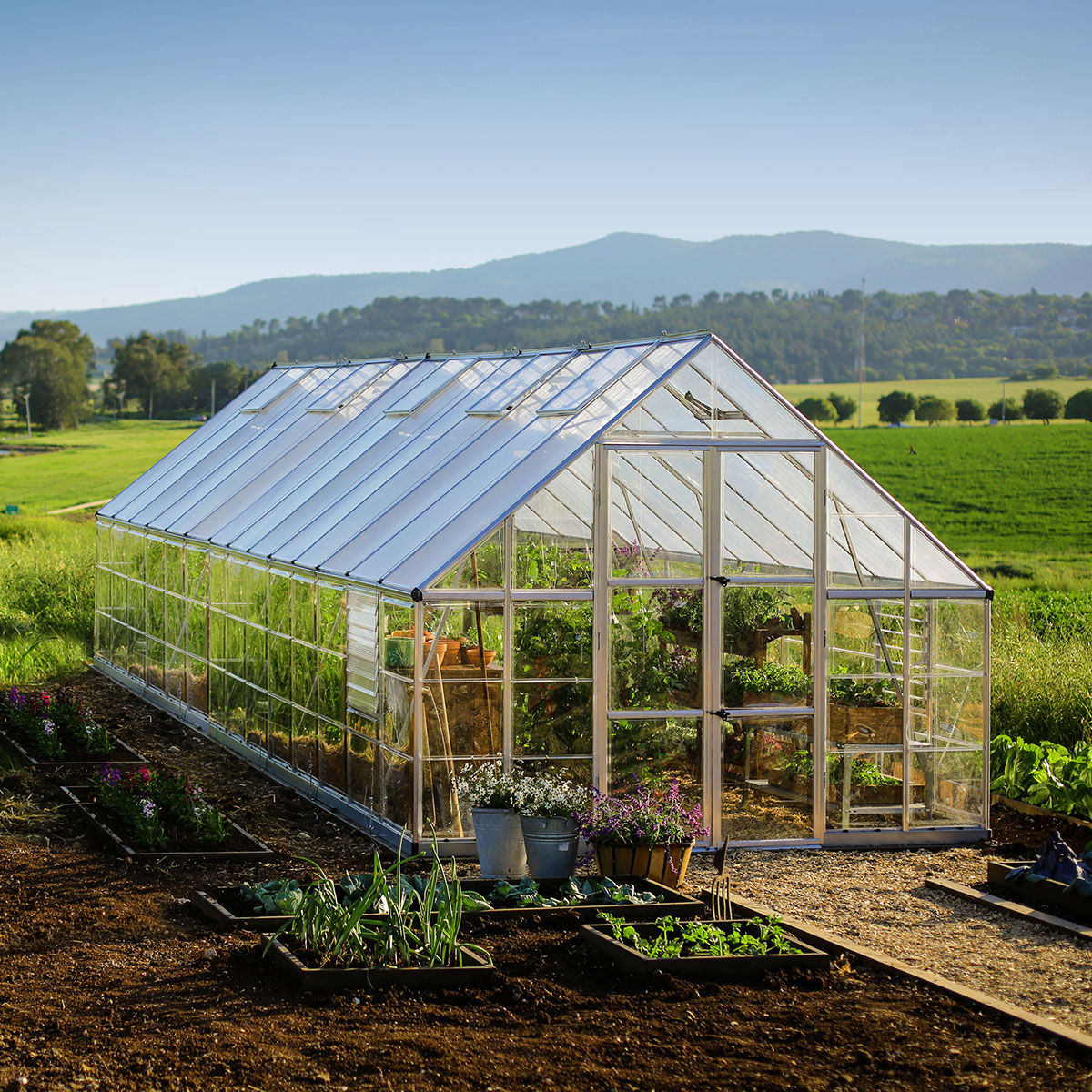 Växthus Canopia by Palram Balance 25,1 m² Silver
