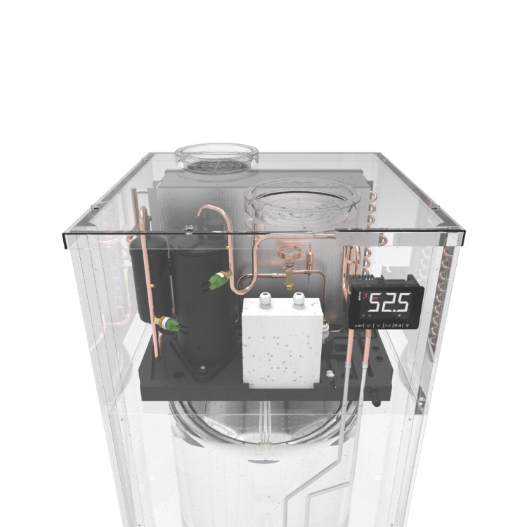 Värmepumpsberedare Indol EcoHeat 160FW4R2 Wifi-Ansluten 160L
