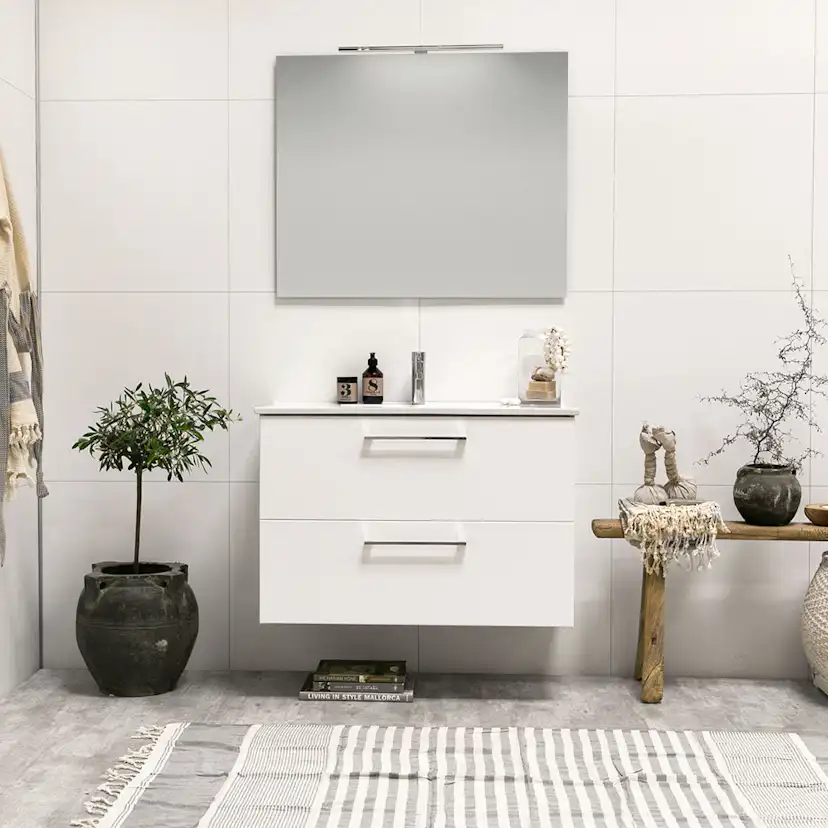 Tvättställsskåp Noro Home Vit