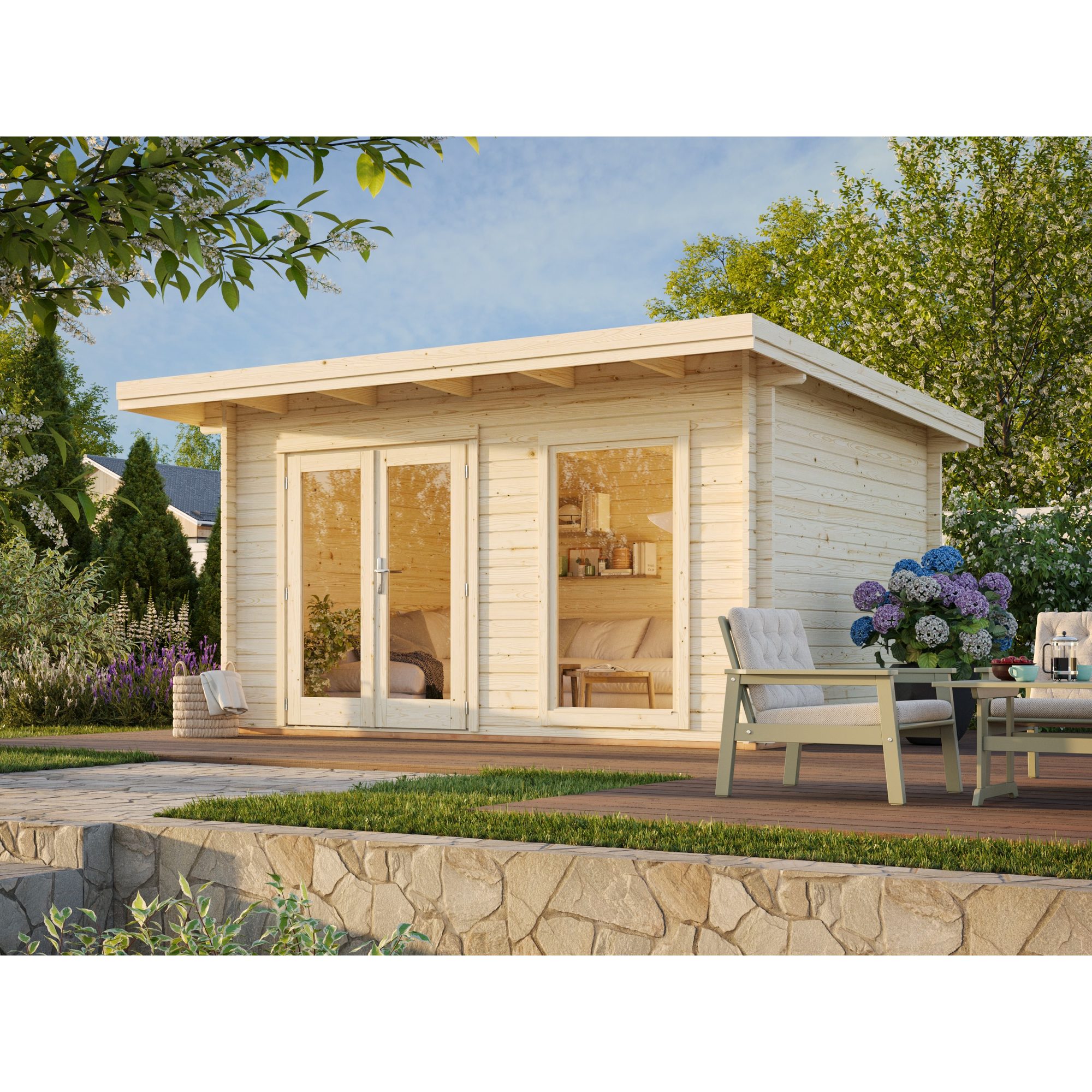 Heidi 11,7 m2 Impregnerad transparent
