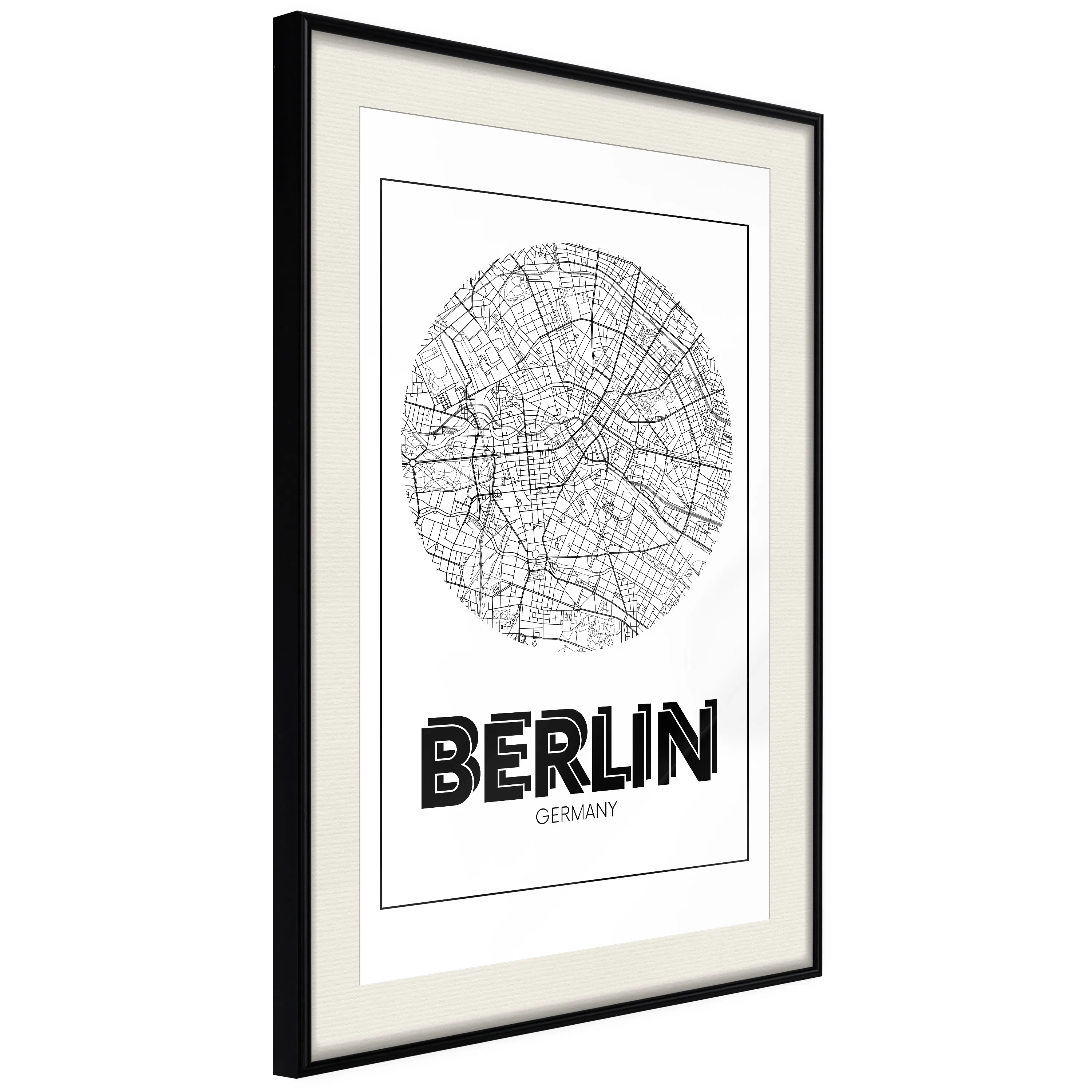 Poster Artgeist Affisch Retro Berlin