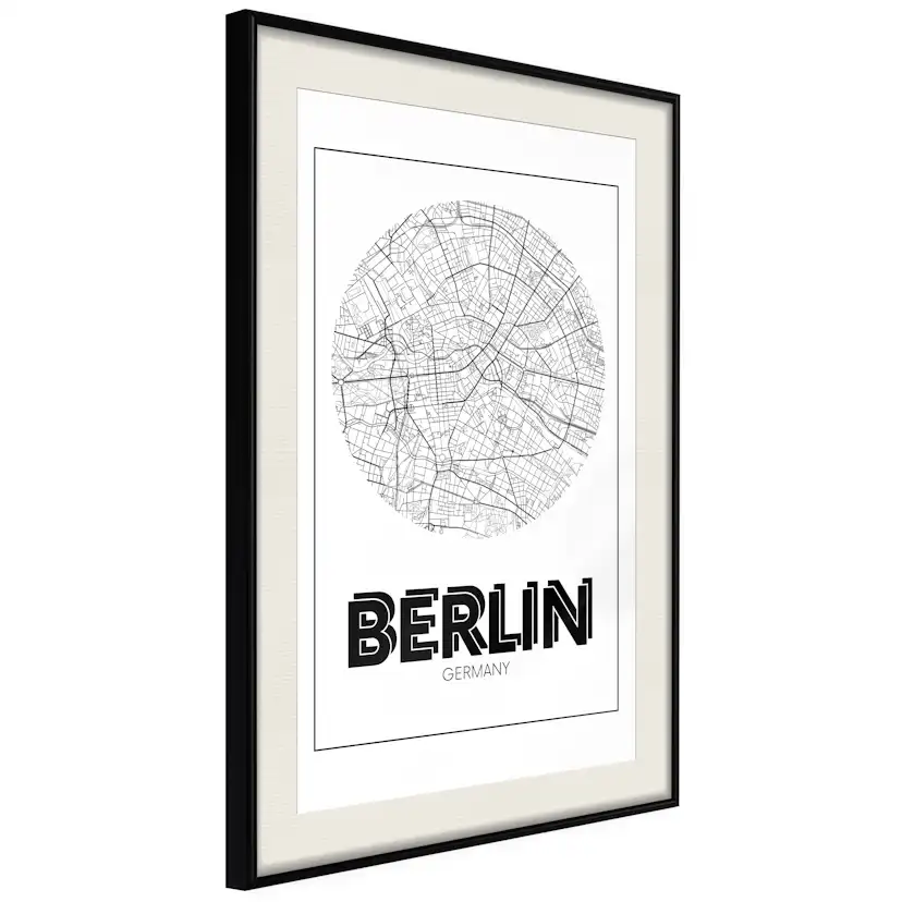 Poster Artgeist Affisch Retro Berlin