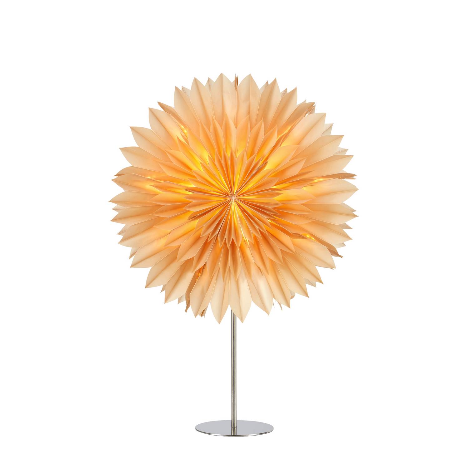 SOLINA Bordsstjärna 45 Amber/Stål Amber, B: 450 mm