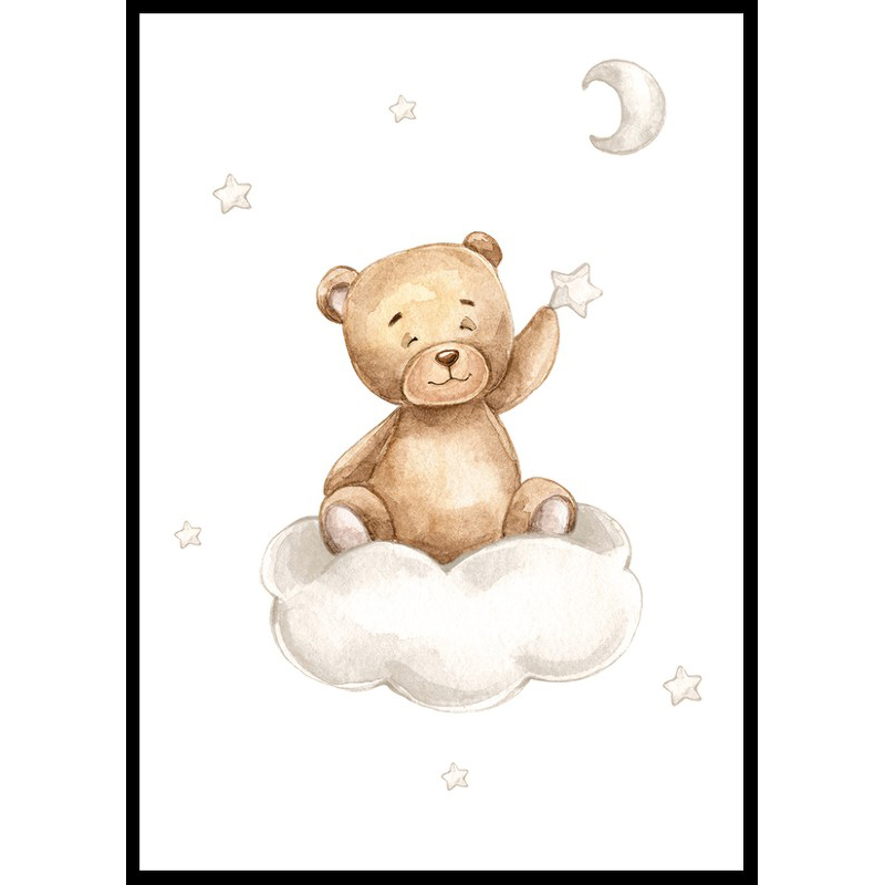 Poster Gallerix Teddy Bear Picking Stars