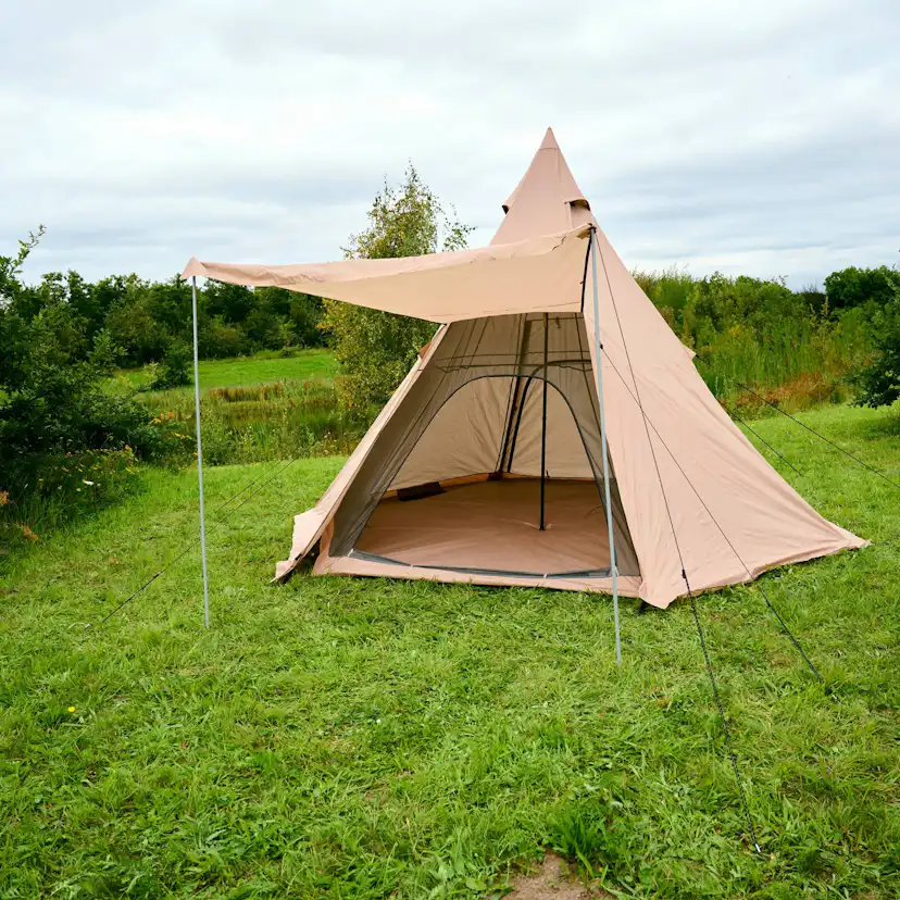 Glampingtält Comfort Graden Outfit Tipi