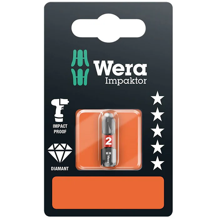 Kraftbits Wera 851/1 Imp Dc Ph 2 X 25 Mm Sb